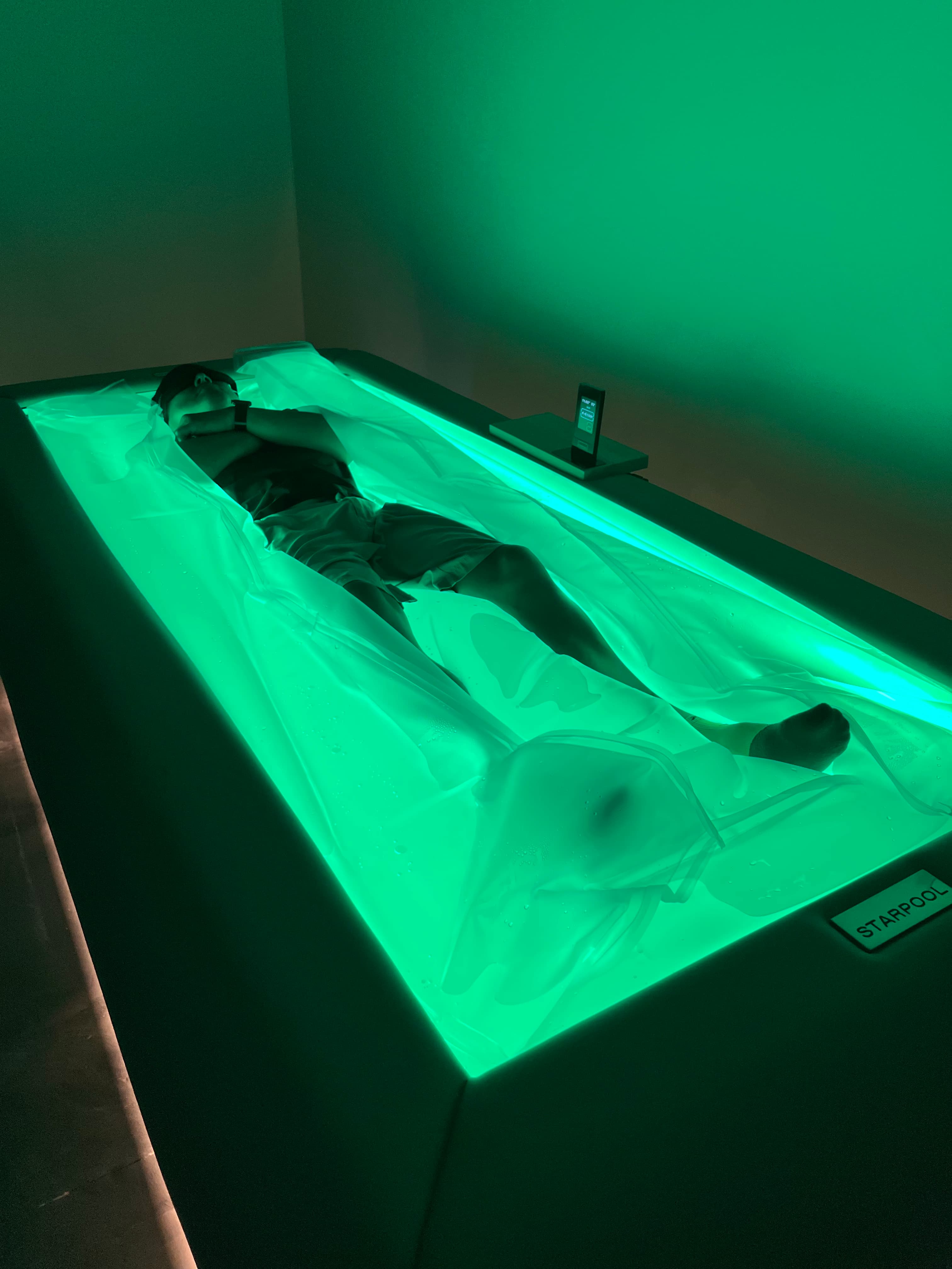 Dry float room at Zivel Fieldhouse